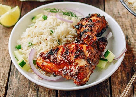 Grilled Tandoori Chicken Thighs