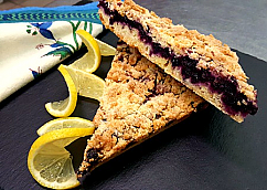 Blueberry Crumb Square