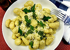 Gnocchi with Creamy Pesto