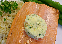 Baked Salmon with Lemon-Shallot Butter INDULGE YOURSELF! 