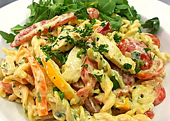 Curried Chicken Pasta Salad