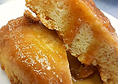 Pouding Chomeur with Maple Syrup