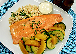 Trout Filet with Lemon Aļoli<br />INDULGE YOURSELF!