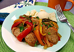 Sautéed Sausage and Peppers