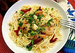 Shrimp and Bay Scallop Linguini<br />BACK BY POPULAR DEMAND!